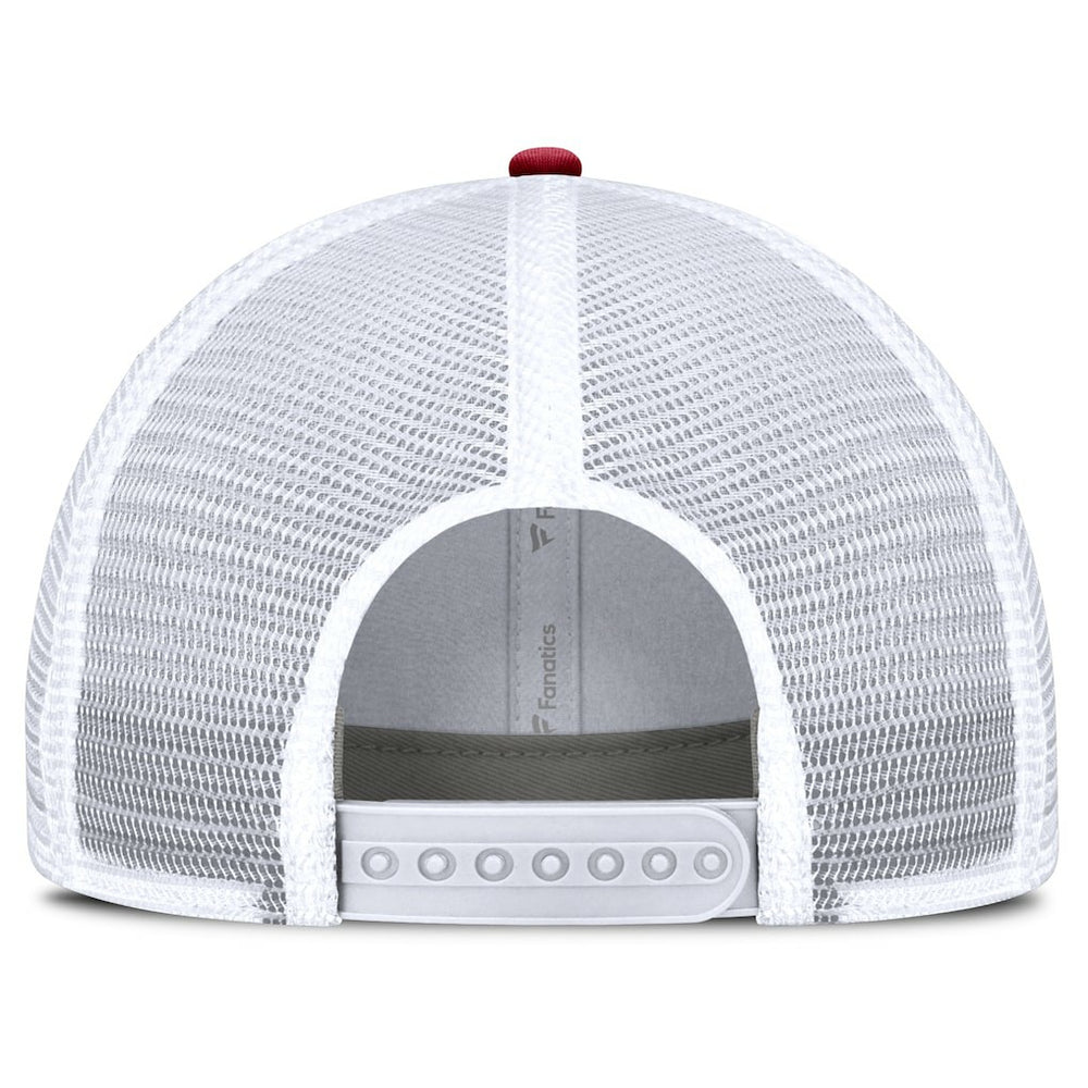 San Francisco 49ers Flawless Stripe Adjustable Hat - White/Scarlet for sale