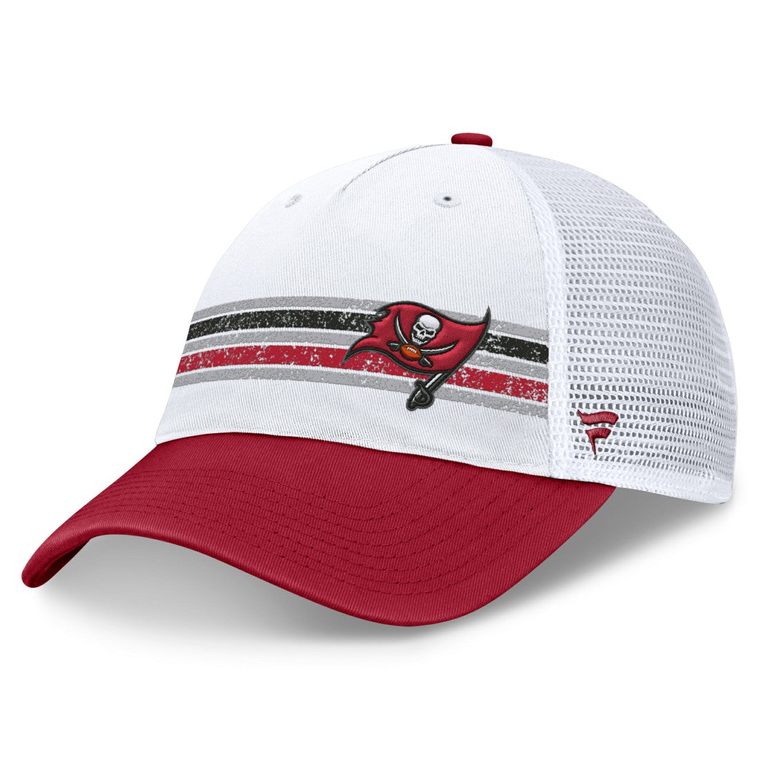 Tampa Bay Buccaneers Flawless Stripe Adjustable Hat - White/Red sale