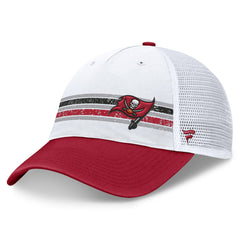 Tampa Bay Buccaneers Flawless Stripe Adjustable Hat - White/Red sale