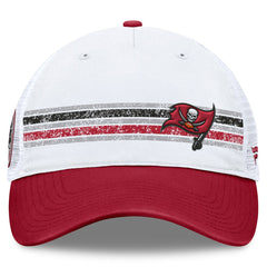 Tampa Bay Buccaneers Flawless Stripe Adjustable Hat - White/Red sale