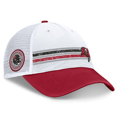 Tampa Bay Buccaneers Flawless Stripe Adjustable Hat - White/Red sale