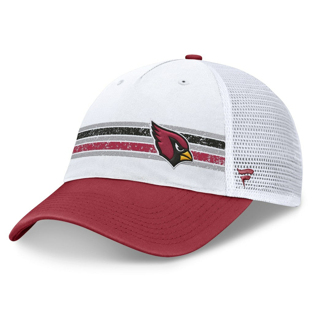 Arizona Cardinals Flawless Stripe Adjustable Hat - White/Cardinal sale