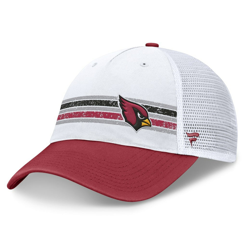 Arizona Cardinals Flawless Stripe Adjustable Hat - White/Cardinal sale