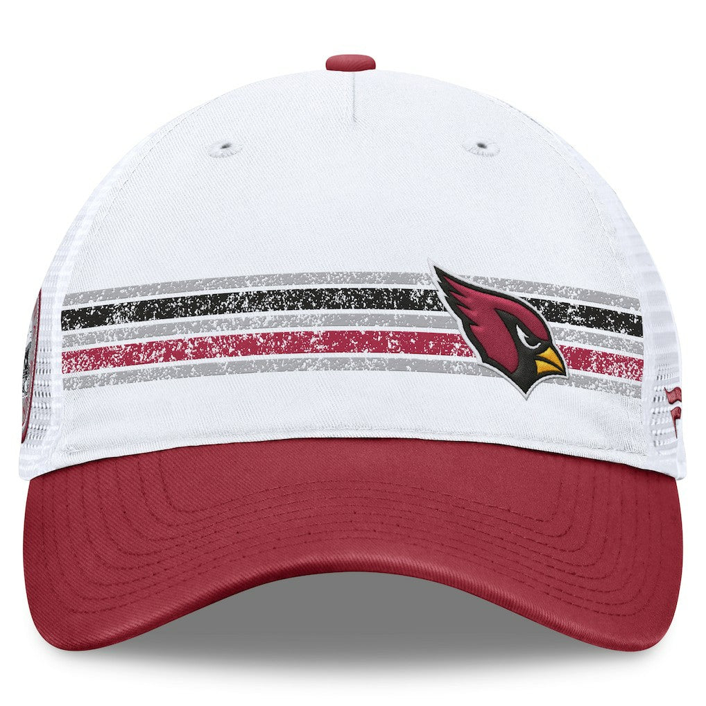 Arizona Cardinals Flawless Stripe Adjustable Hat - White/Cardinal sale