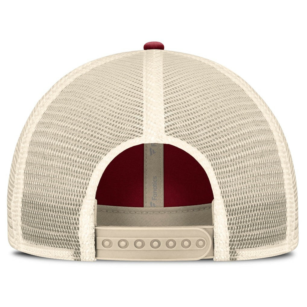 Arizona Cardinals Center Stripe Trucker Adjustable Hat - Cardinal/Natural outlet