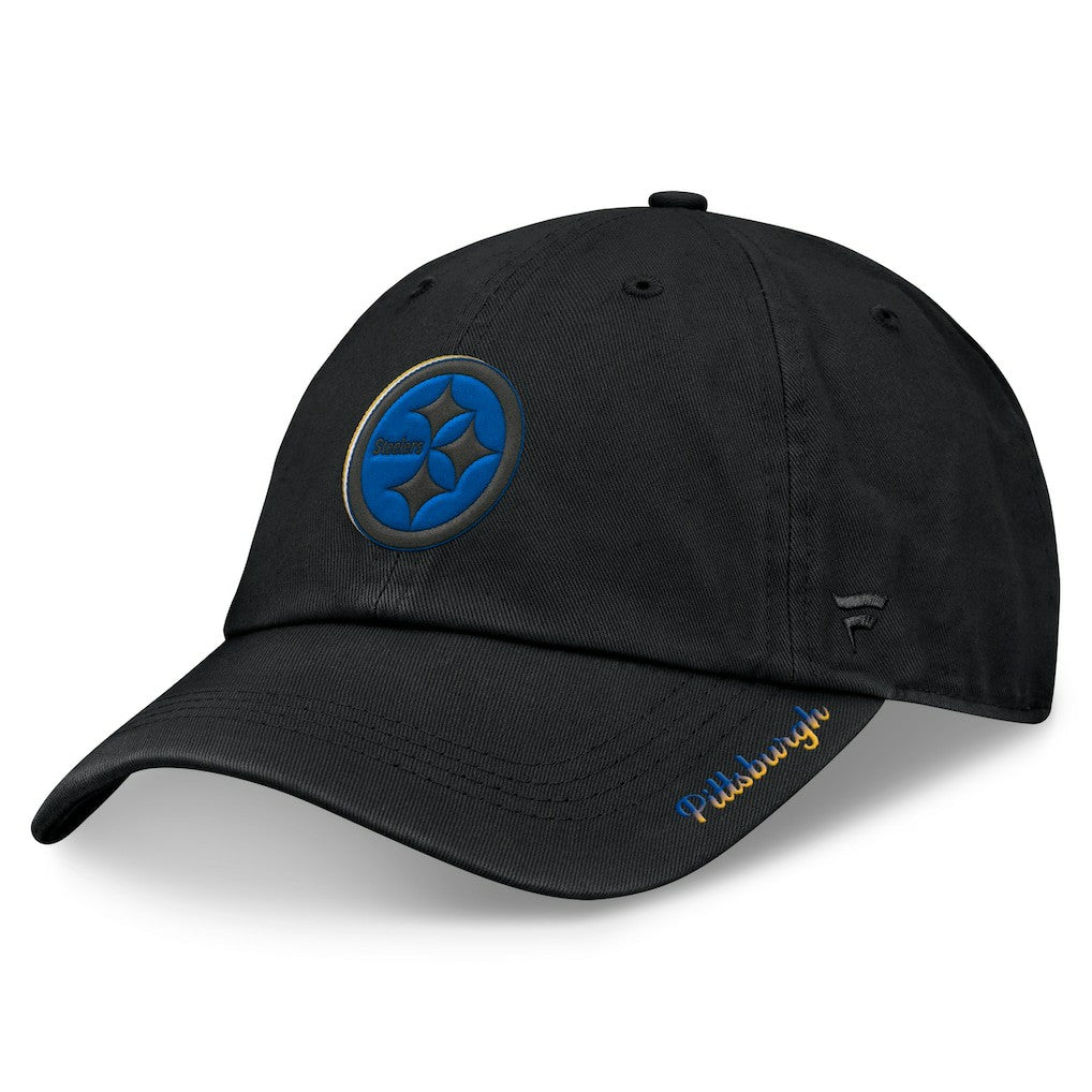 Pittsburgh Steelers Women's Eclipse Adjustable Hat - Black discount