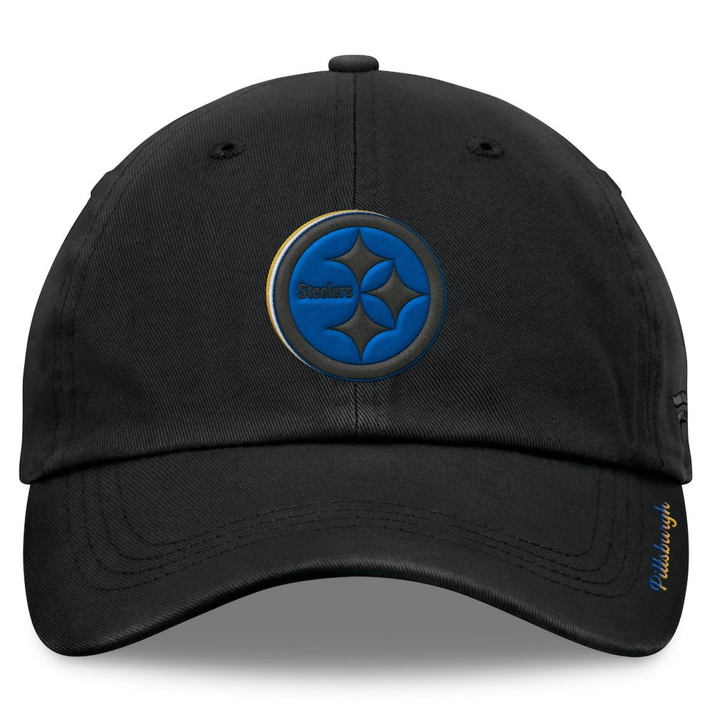 Pittsburgh Steelers Women's Eclipse Adjustable Hat - Black discount