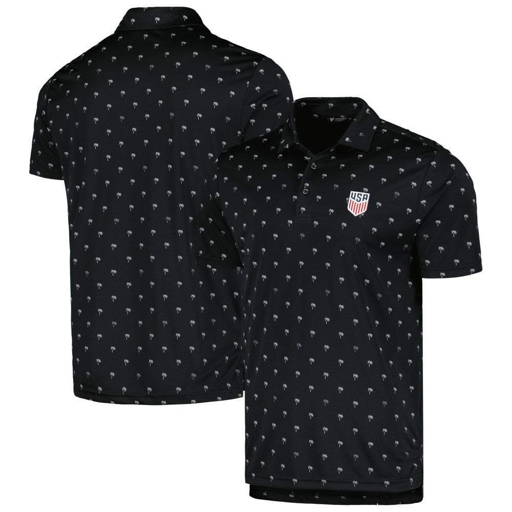USMNT Levelwear Groove Performance Polo - Black discount
