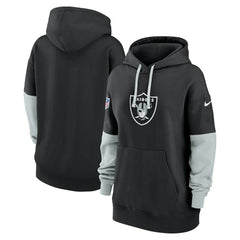 Las Vegas Raiders Women's Sideline Essential Hoodie - Black | Nike for sale