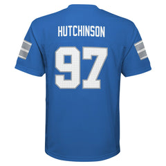 Aidan Hutchinson Detroit Lions Youth Replica Player Jersey - Blue outlet