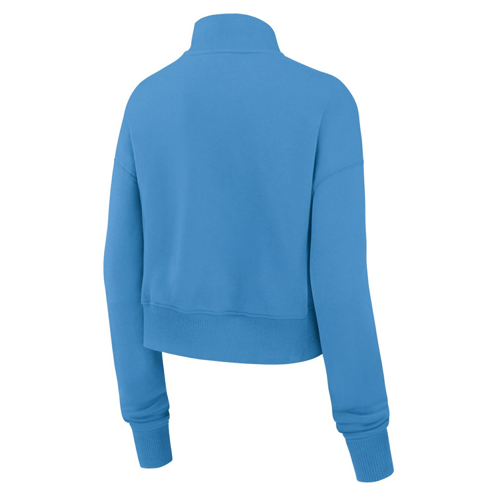 Tennessee Titans Women's Rewind Phoenix Half-Zip Sweatshirt - Light Blue | Nike for sale