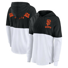 San Francisco Giants Women's Backup Option Pullover Hoodie - Black/White