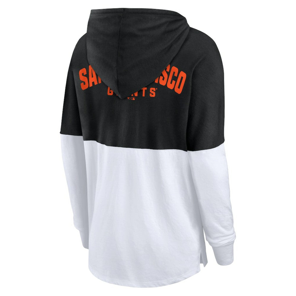 San Francisco Giants Women's Backup Option Pullover Hoodie - Black/White