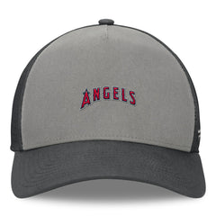 Los Angeles Angels A-Frame Trucker Adjustable Hat - Gray/Graphite