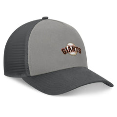 San Francisco Giants A-Frame Trucker Adjustable Hat - Gray/Graphite