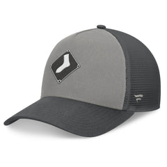 Chicago White Sox A-Frame Trucker Adjustable Hat - Gray/Graphite