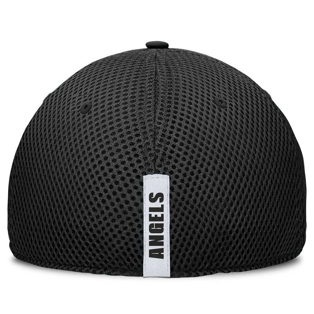 Los Angeles Angels Spacer Mesh Flex Hat - Black
