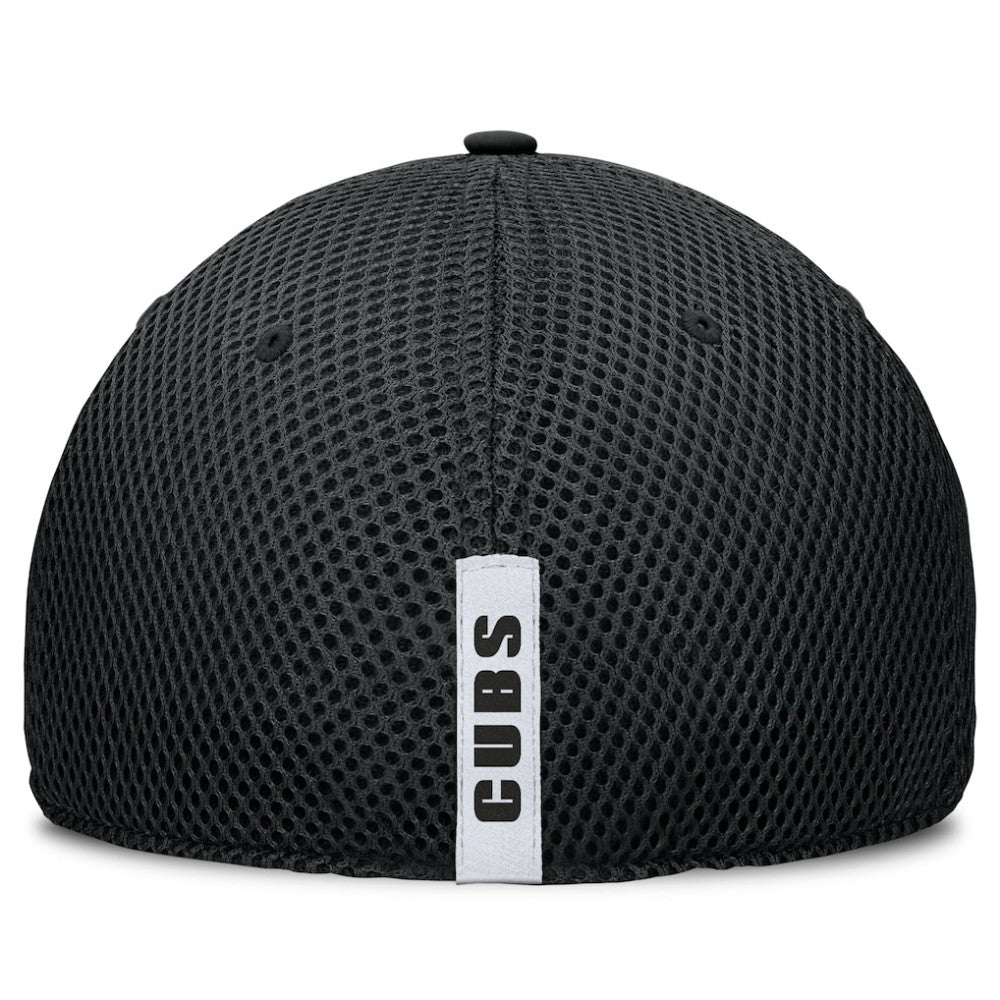 Chicago Cubs Spacer Mesh Flex Hat - Black