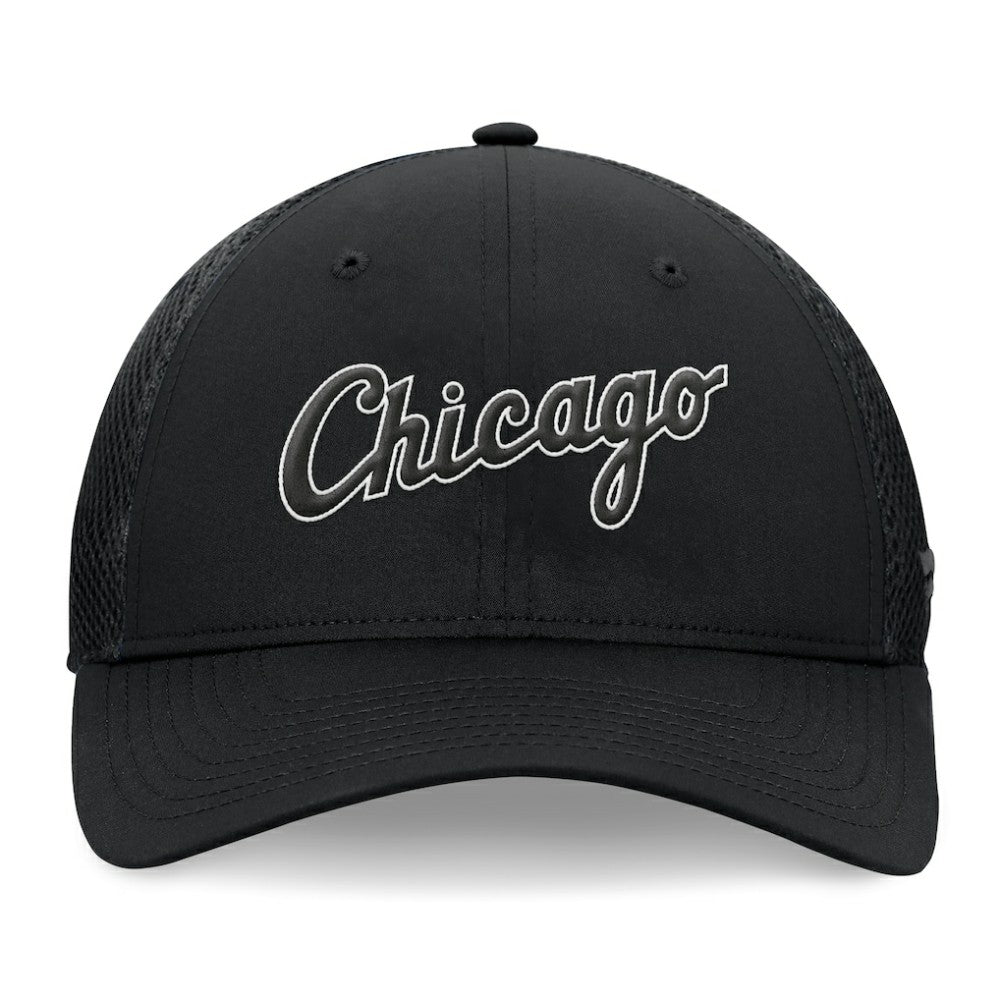 Chicago White Sox Spacer Mesh Flex Hat - Black