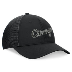 Chicago White Sox Spacer Mesh Flex Hat - Black