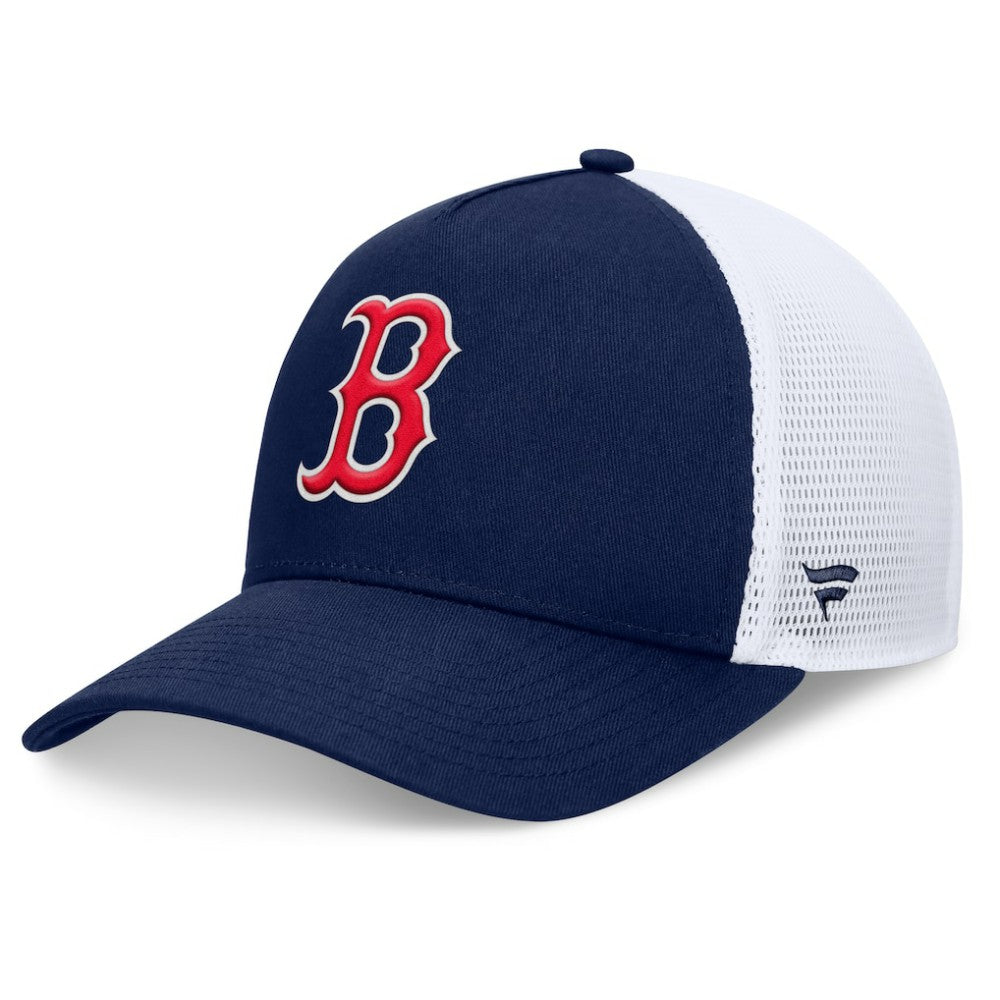 Boston Red Sox Fundamental A-Frame Adjustable Hat - Navy