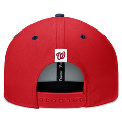 Washington Nationals Fundamental Bold Snapback Hat - Red/Navy