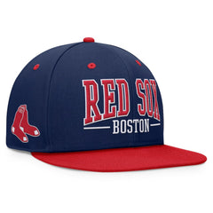 Boston Red Sox Fundamental Bold Snapback Hat - Navy/Red