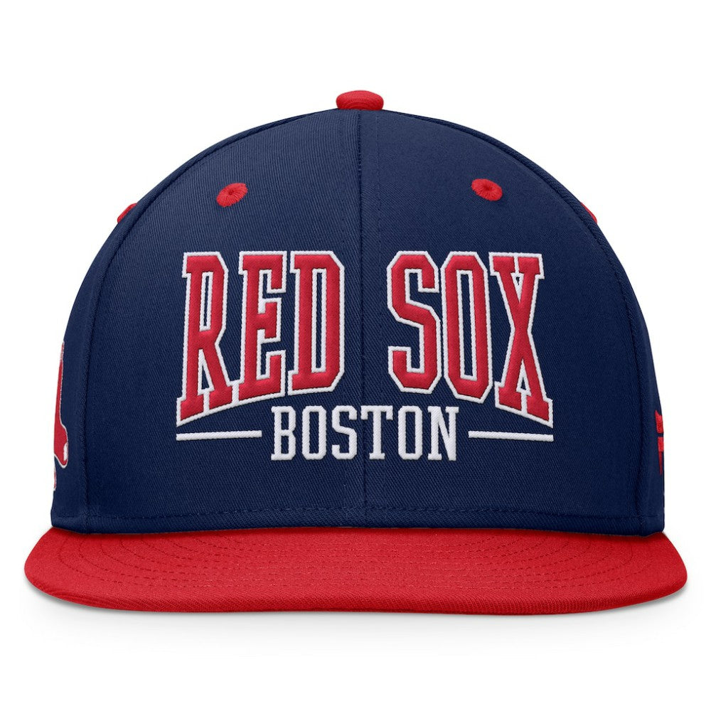 Boston Red Sox Fundamental Bold Snapback Hat - Navy/Red