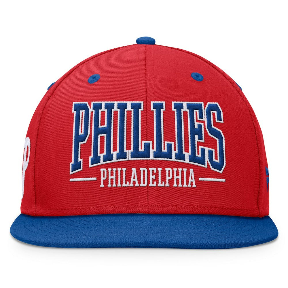 Philadelphia Phillies Fundamental Bold Snapback Hat - Red/Royal