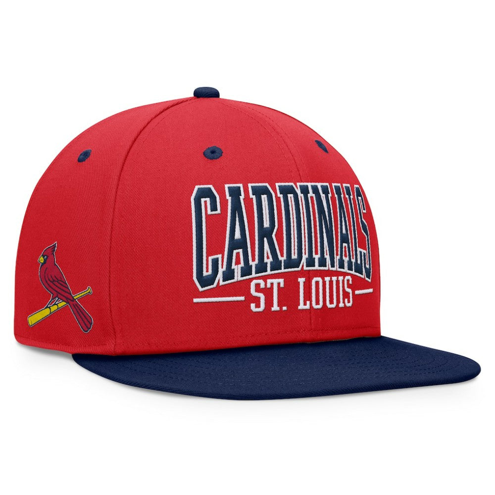 St. Louis Cardinals Fundamental Bold Snapback Hat - Red/Navy
