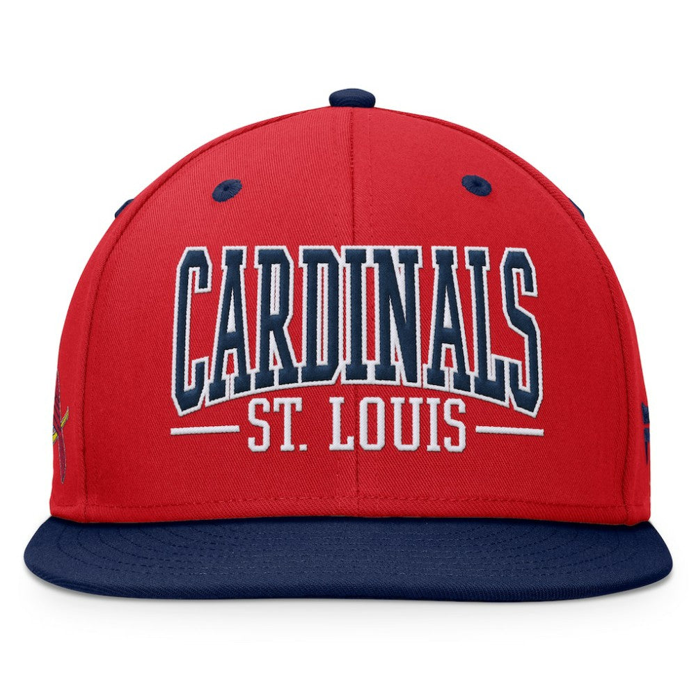 St. Louis Cardinals Fundamental Bold Snapback Hat - Red/Navy