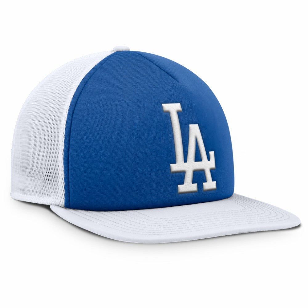 Los Angeles Dodgers Fundamental Foam Front Snapback Hat - Royal/White
