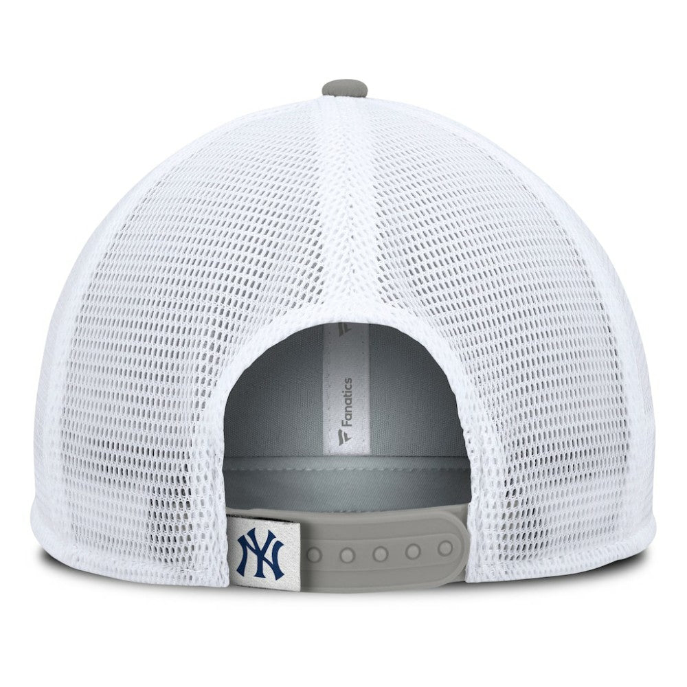 New York Yankees Fundamental Foam Front Snapback Hat - Navy/White