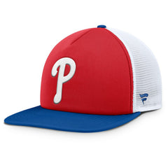 Philadelphia Phillies Fundamental Foam Front Snapback Hat - Red/White