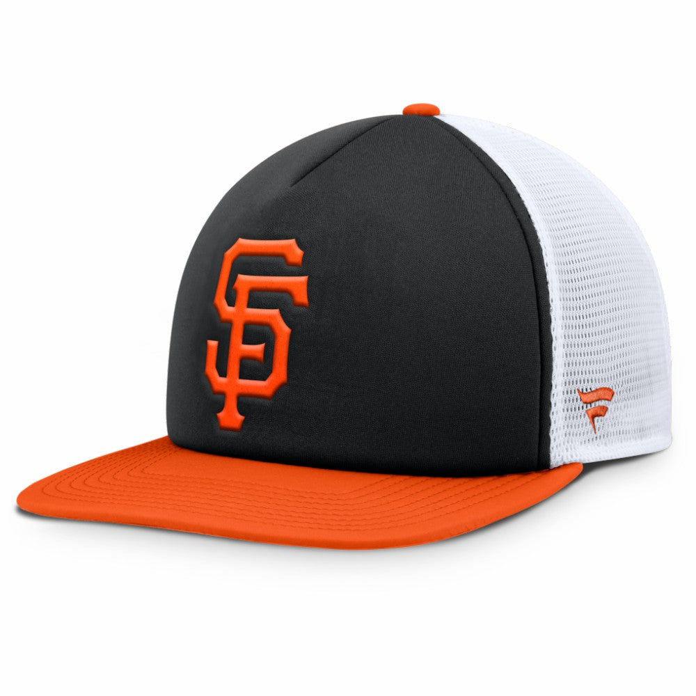 San Francisco Giants Fundamental Foam Front Snapback Hat - Black/White