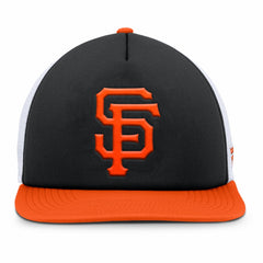 San Francisco Giants Fundamental Foam Front Snapback Hat - Black/White
