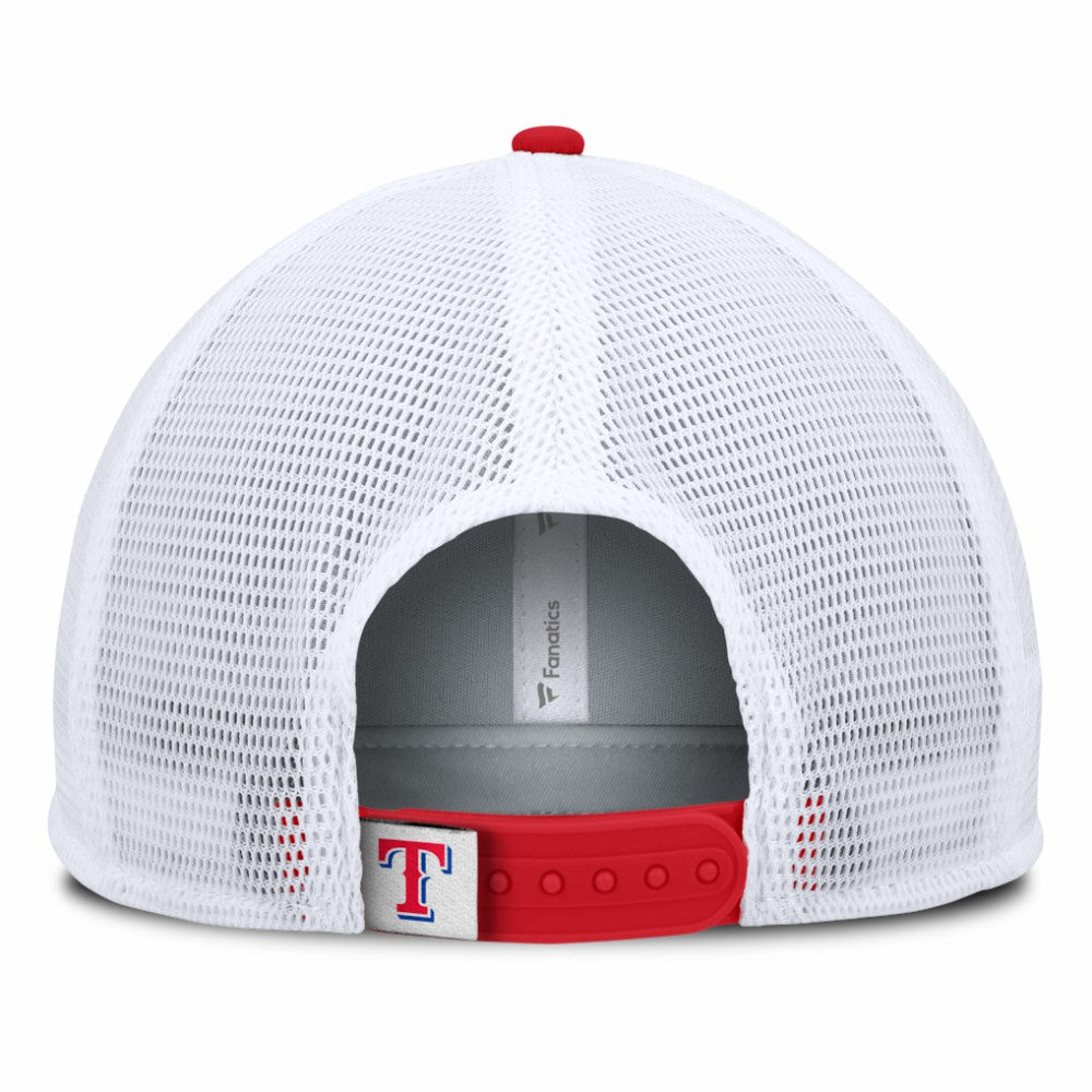 Texas Rangers Fundamental Foam Front Snapback Hat - Royal/White
