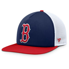 Boston Red Sox Fundamental Foam Front Snapback Hat - Navy/White