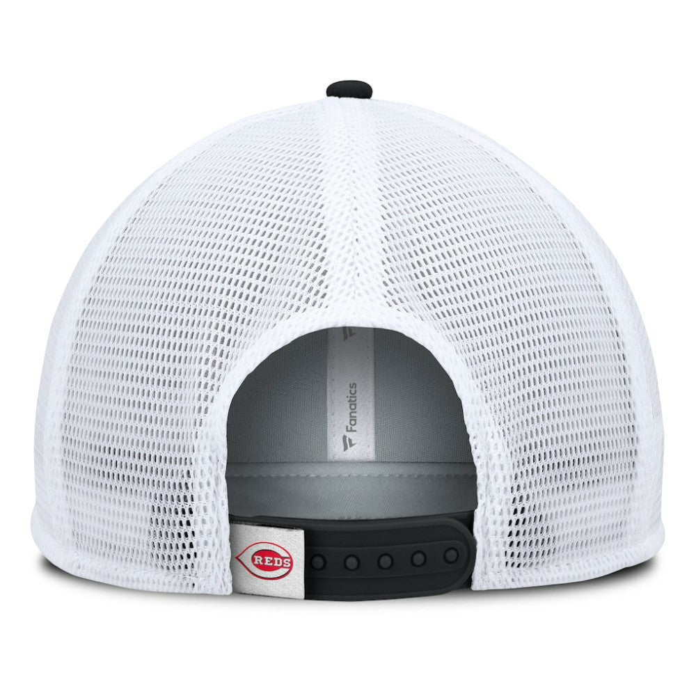 Cincinnati Reds Fundamental Foam Front Snapback Hat - Red/Black