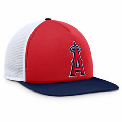Los Angeles Angels Fundamental Foam Front Snapback Hat - Red/White