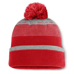 St. Louis Cardinals Fundamental Gradient Cuffed Knit Hat with Pom - Red