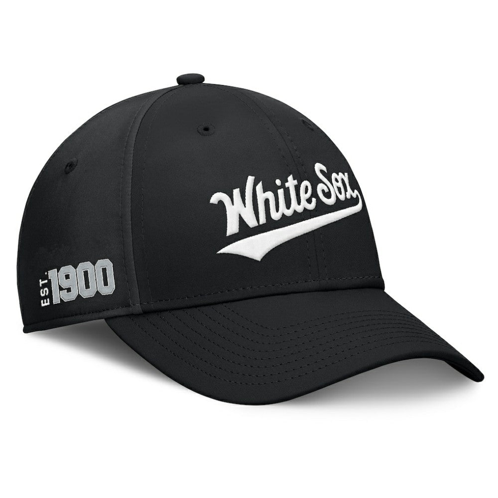 Chicago White Sox Fundamental Tag Flex Hat - Black