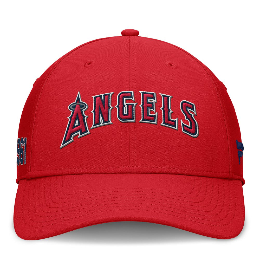 Los Angeles Angels Fundamental Tag Flex Hat - Red