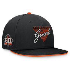San Francisco Giants Fundamental Tri-Script Fitted Hat - Black