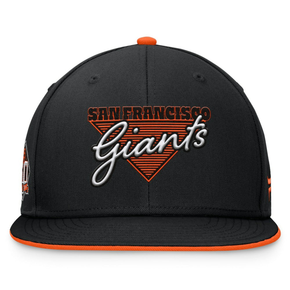 San Francisco Giants Fundamental Tri-Script Fitted Hat - Black