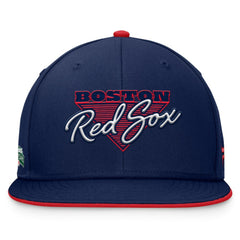 Boston Red Sox Fundamental Tri-Script Fitted Hat - Navy