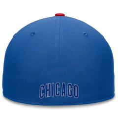 Chicago Cubs Fundamental Tri-Script Fitted Hat - Royal