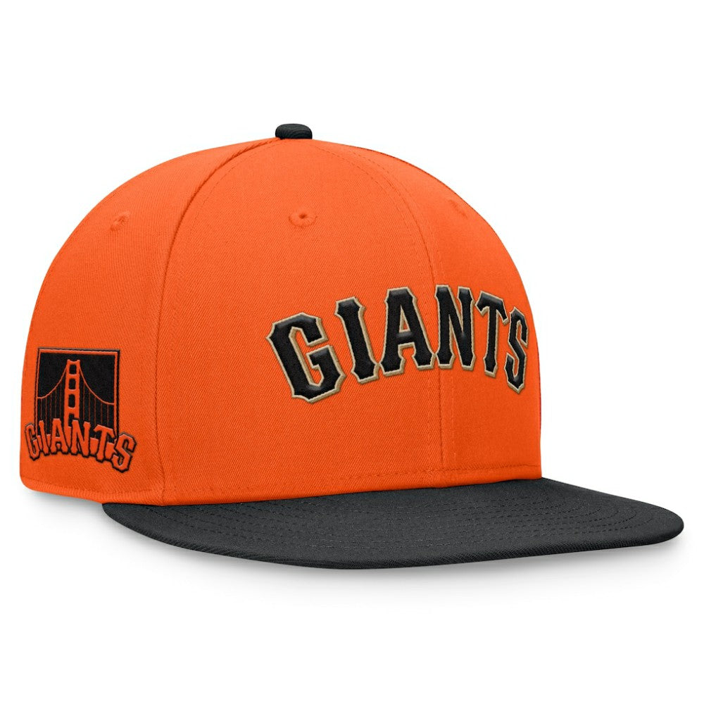 San Francisco Giants Fundamental Two-Tone Fitted Hat - Orange/Black