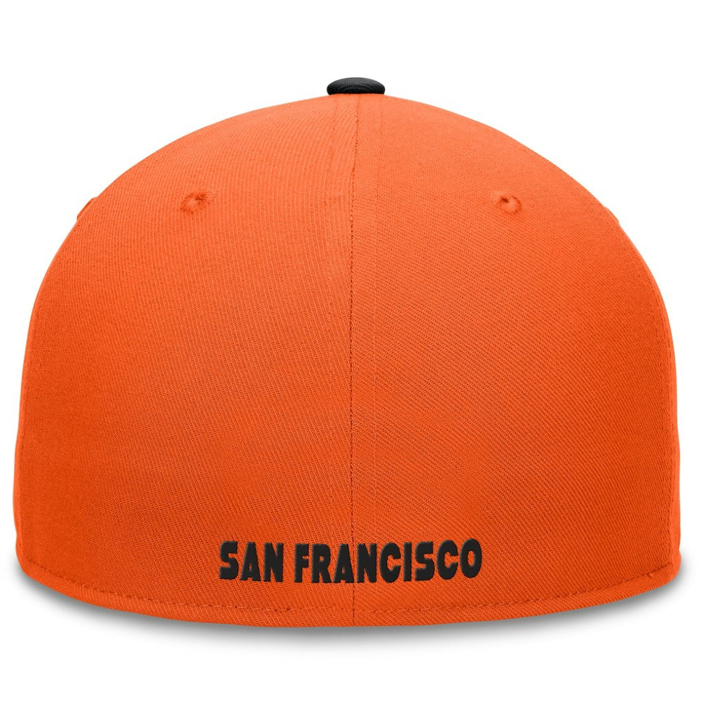 San Francisco Giants Fundamental Two-Tone Fitted Hat - Orange/Black