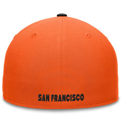 San Francisco Giants Fundamental Two-Tone Fitted Hat - Orange/Black
